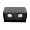 Foco de superficie Classic Negro (2 luces) 4