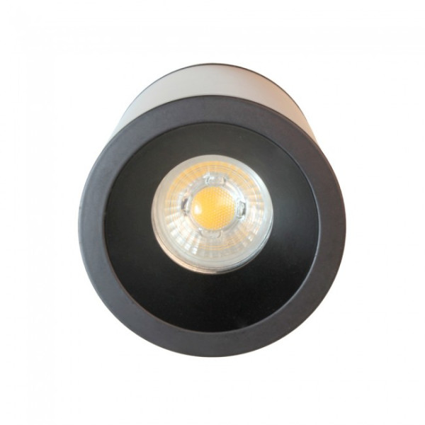 Foco de superficie para baños Lutar Negro M 4