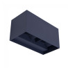 Leva II Antracita exterior LED Aplicável (4x5W) 1