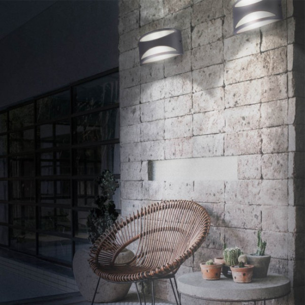 Aplique de exterior Classic II Antracita M 3