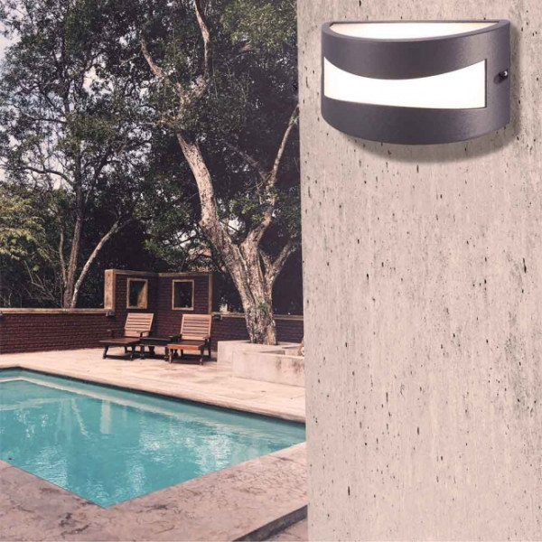 Aplique de exterior Basic Antracita M 3