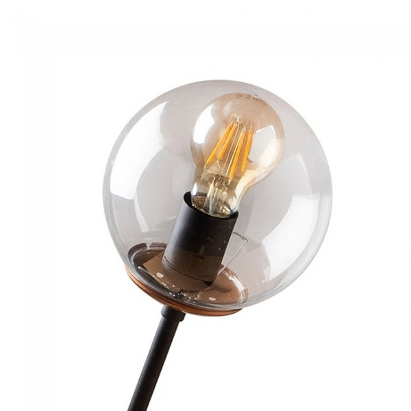 Lámpara de mesa Birdie Transparente Negro M 4