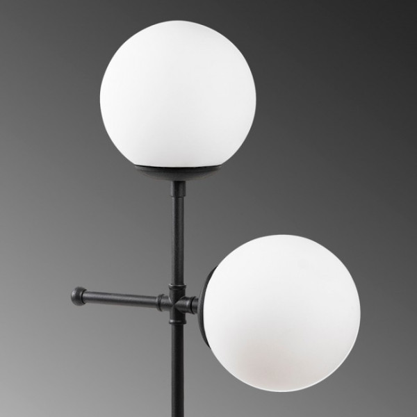 Lâmpada de mesa Garet Negro (2 luzes) M 5