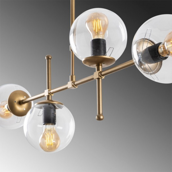 Candeeiro de teto vintage Garet (4 luzes) M 4