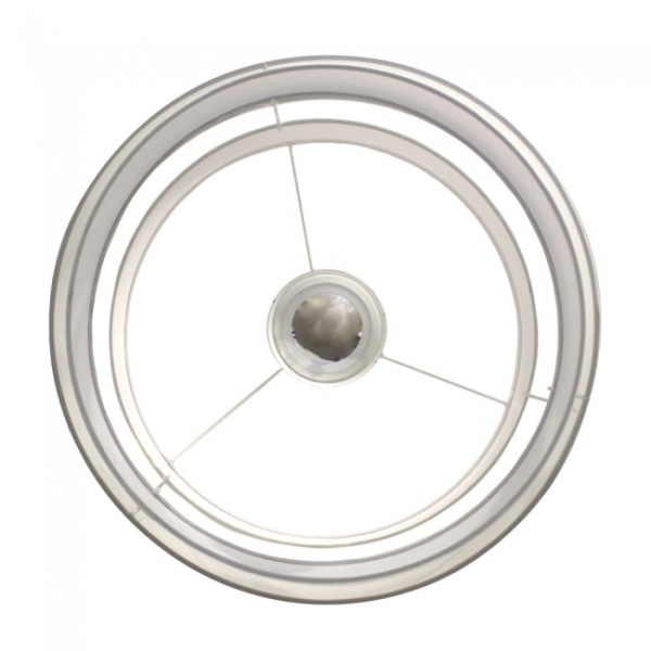 Lámpara de techo Menida Plata M 5