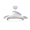 Ventilador LED con aspas plegables Garin Blanco CCT (35W) 4