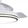 Ventilador LED com lâminas dobráveis Garin Blanco CCT (35W) 5
