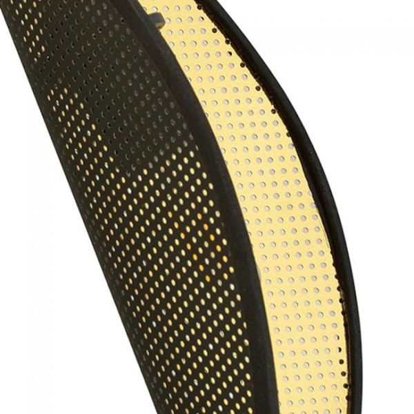 Aplique de pared Flik Negro M 5