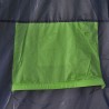 Tenda de campismo 9 pessoas tecido azul e verde 5