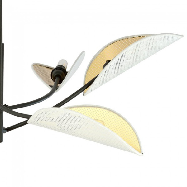 Lámpara de araña Flik Blanco (6 luces) M 5