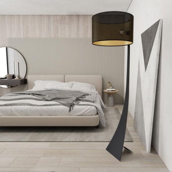 Estela Candeeiro de pé preto M 3