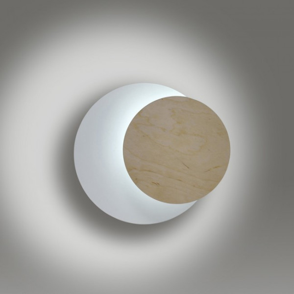 Aplique Aura Branco+Madeira M 3