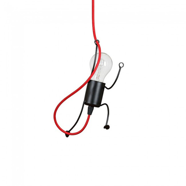 Candeeiro de teto infantil Mime preto M 3