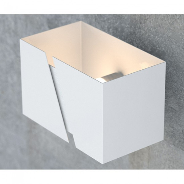 Aplique na parede limpo branco M 3