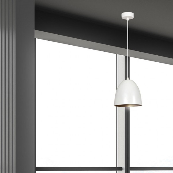 Lámpara de techo Jonix Blanco/Oro M 5