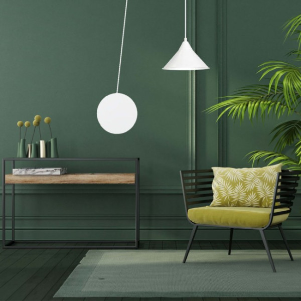 Aplique de pared Cerremo Blanco M 5