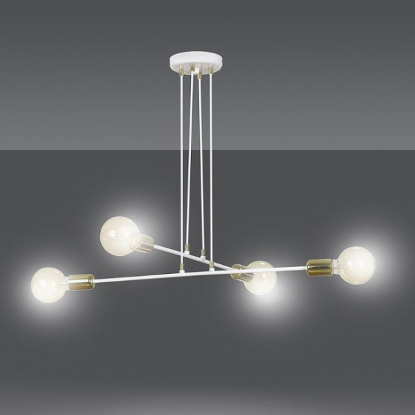 Lámpara de techo Sives Blanco (4 luces) M 4