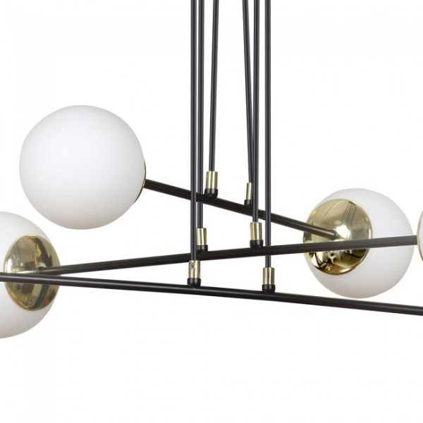 Lámpara colgante Signo Negro (6 luces) M 3