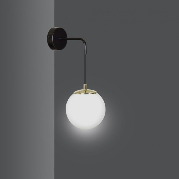 Aplique de pared Signo Negro M 4