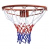 Cesto basquetebol com aro e rede 45 cm laranja 2