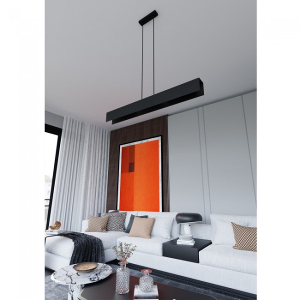 Lámpara de techo Tarlen Negro (4 luces) M 5