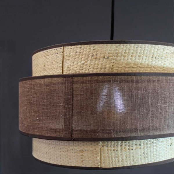 Lampara colgante Sira Marrón M 4