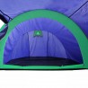 Tenda de campismo 4 pessoas azul-marinho/verde 4