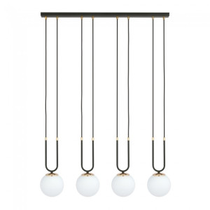 Lâmpada de teto Megan Opal (4 luzes) H