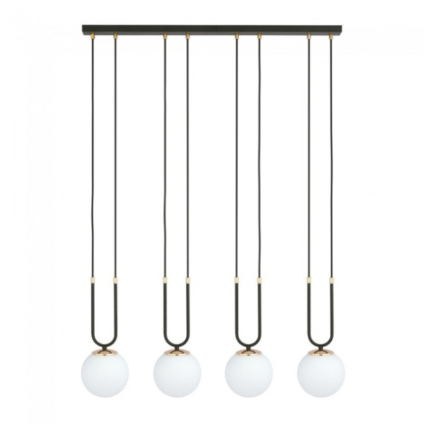 Lâmpada de teto Megan Opal (4 luzes) M 2