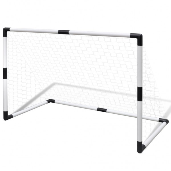 Set de porterías de fútbol mini 2 uds para niños 91.5x48x61 cm M 2