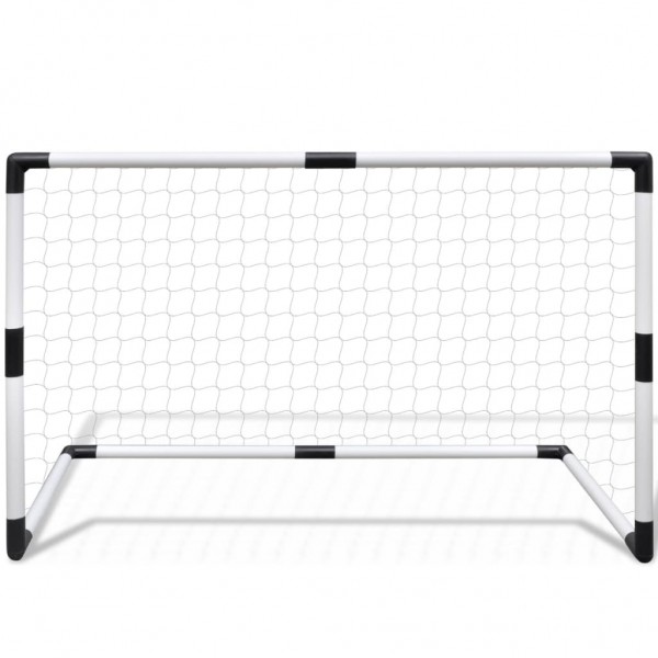 Set de porterías de fútbol mini 2 uds para niños 91.5x48x61 cm M 3