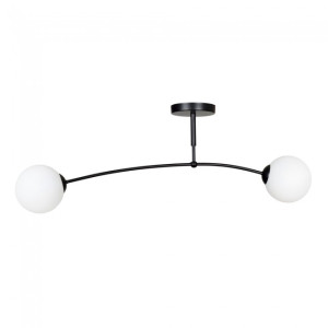 Plafón de techo Mobis Negro (2 luces) H