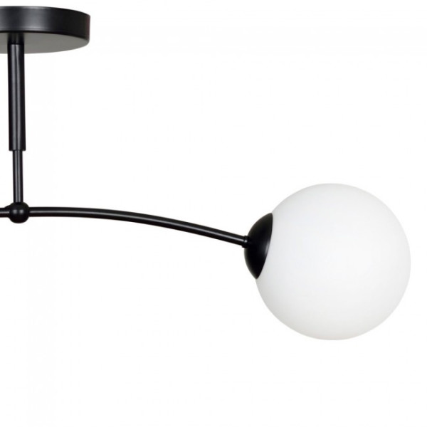 Plafón de techo Mobis Negro (2 luces) M 3