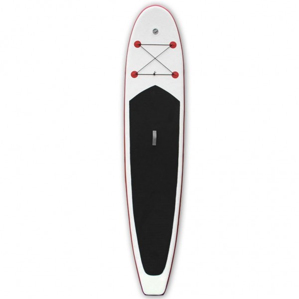 Prancha de paddle SUP insuflável vermelho e branco M 3