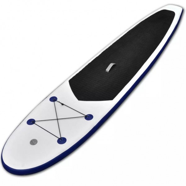 Prancha de paddle SUP insuflável azul e branco M 2