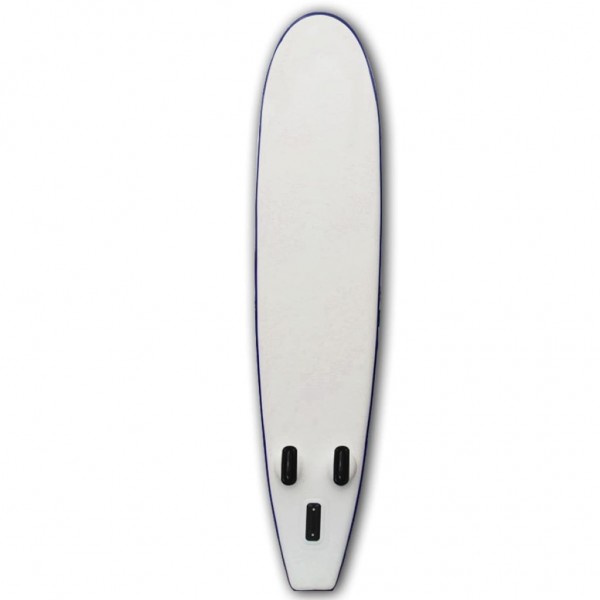 Prancha de paddle SUP insuflável azul e branco M 4