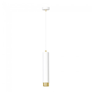 Lámpara colgante Mura Blanco/Oro H