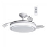 Ventilador LED con aspas plegables Oroel Blanco CCT Dim (72W) 2