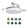 Ventilador LED con aspas plegables Oroel Blanco CCT Dim (72W) 4
