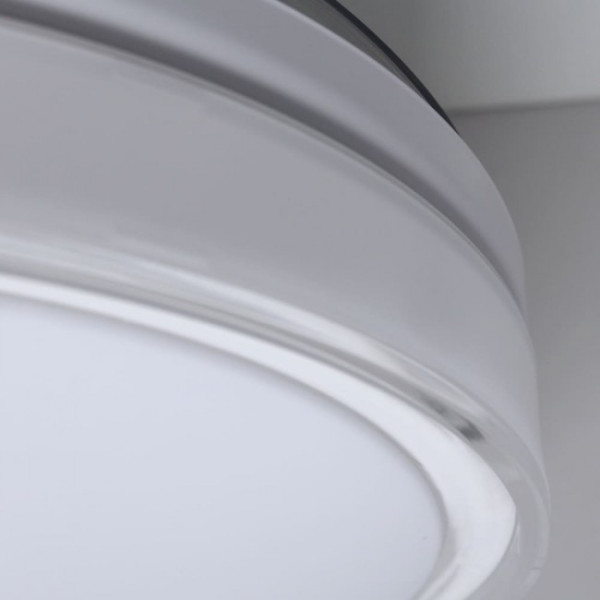 Ventilador LED con aspas plegables Oroel Blanco CCT Dim (72W) M 5