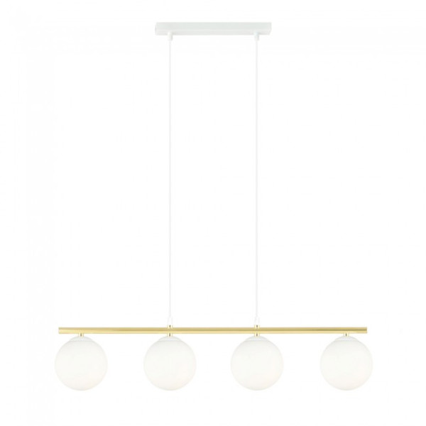 Lámpara colgante Etisa Blanco (4 luces) M 3