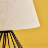 Lámpara de mesa Adelia Crema 4