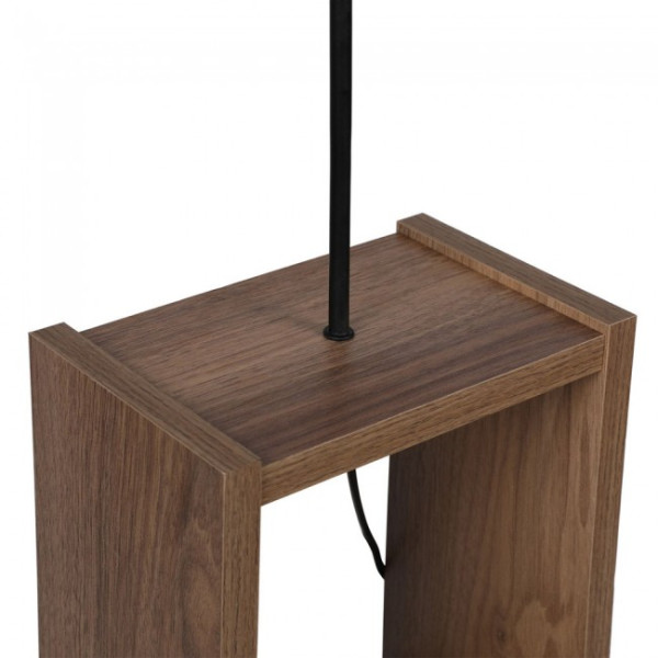 Lámpara de pie estantería Diero Gris M 4