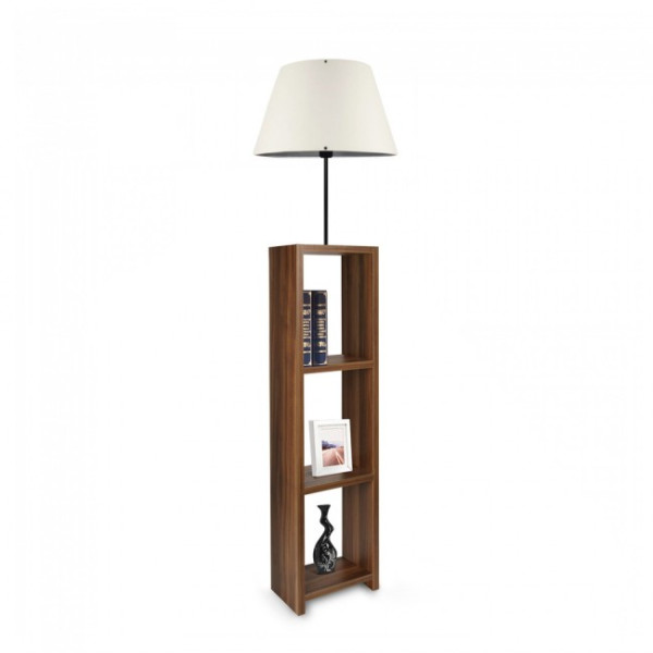 Lámpara de pie estantería Diero Crema M 2