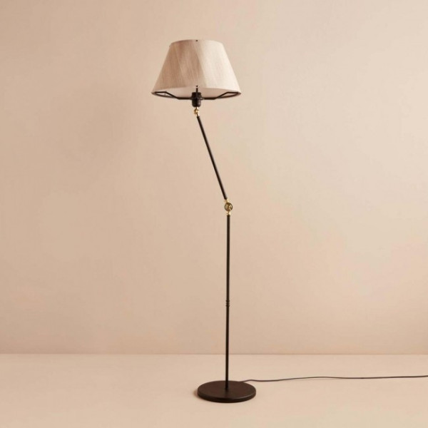 Lámpara de pie orientable Tesira Crema M 3