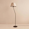 Lámpara de pie orientable Tesira Crema 3