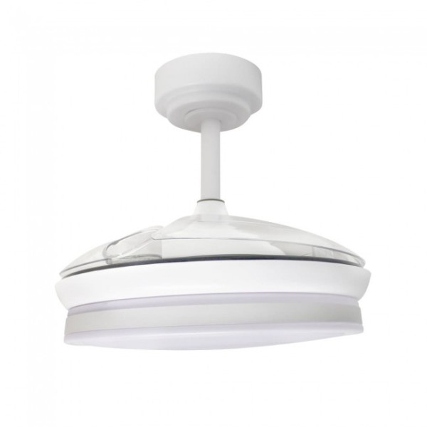Ventilador LED con aspas retráctiles Ilsa Mini Blanco CCT (35W) M 4