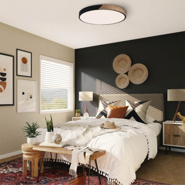 Plafon LED Mol CCT Smart Preto (70W) M 3