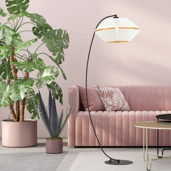 Candeeiro de pé Venice branco M 3