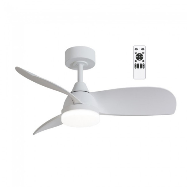 Ventilador de techo LED Borse Blanco CCT Dim (18W) D